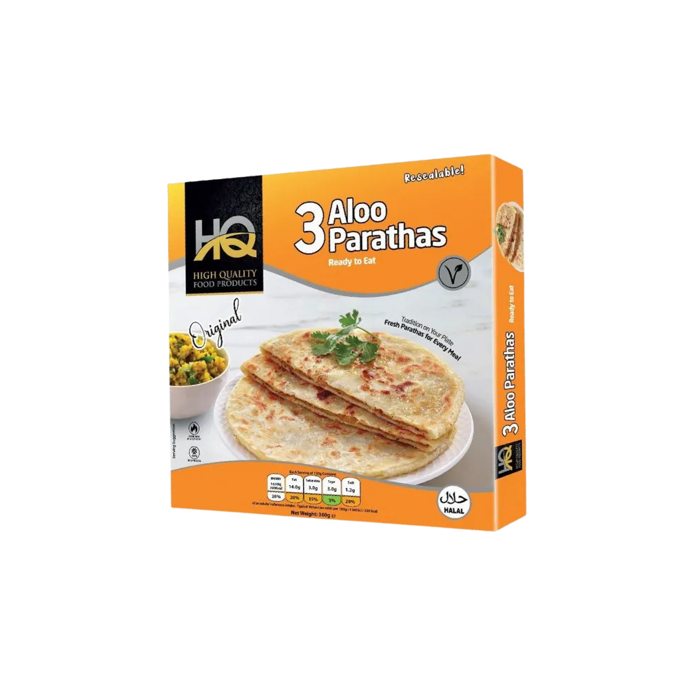 HQ 3 Aloo Parathas 360g