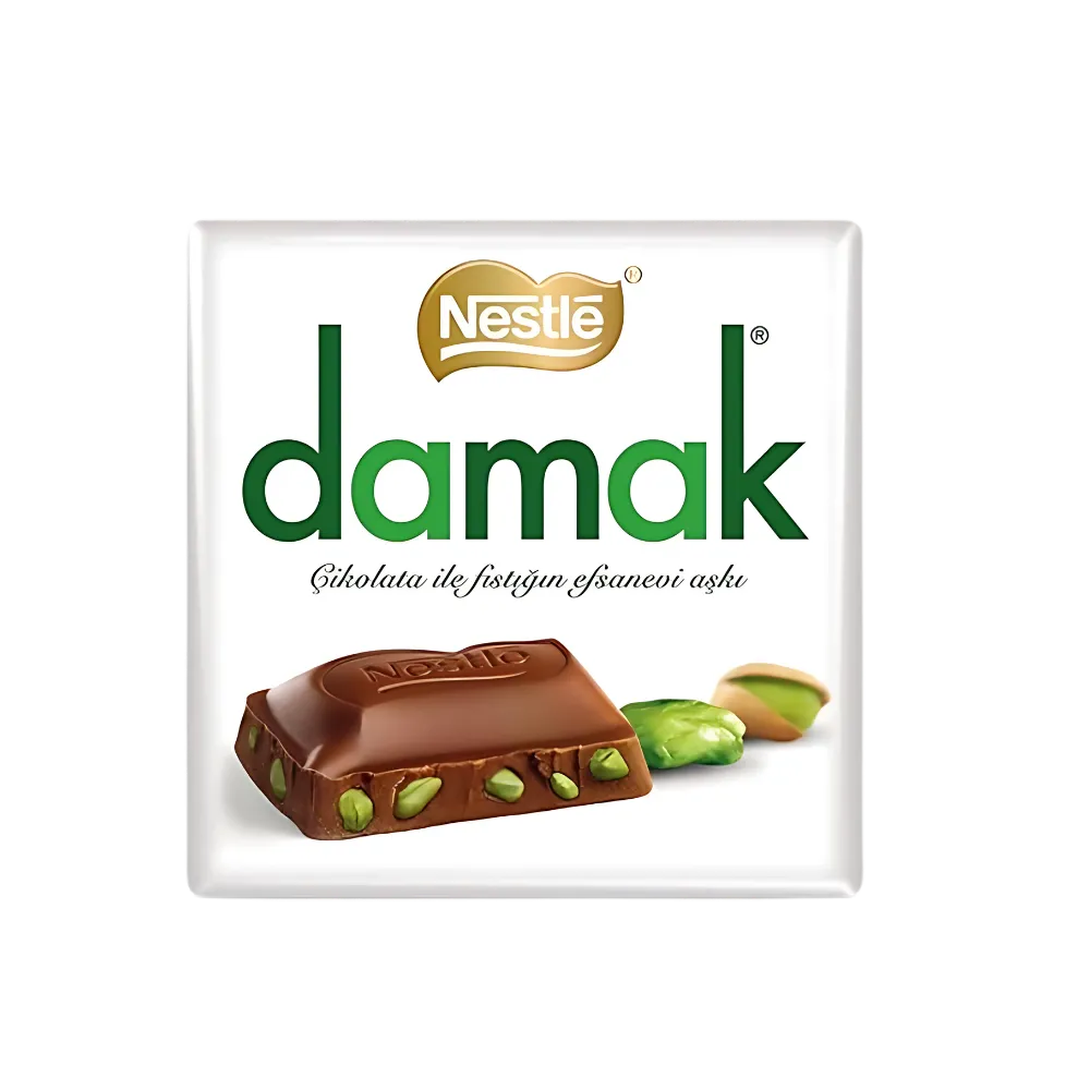 Nestle Damak Milk Chocolate Pistachios